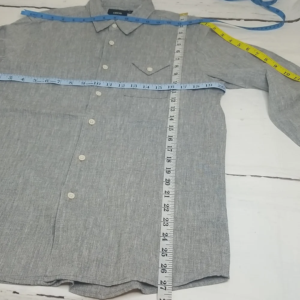 asos Button Down Long Sleeve Shirt - Picture 9 of 11